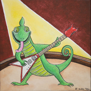 IGGY le caméléon & sa guitare électrique