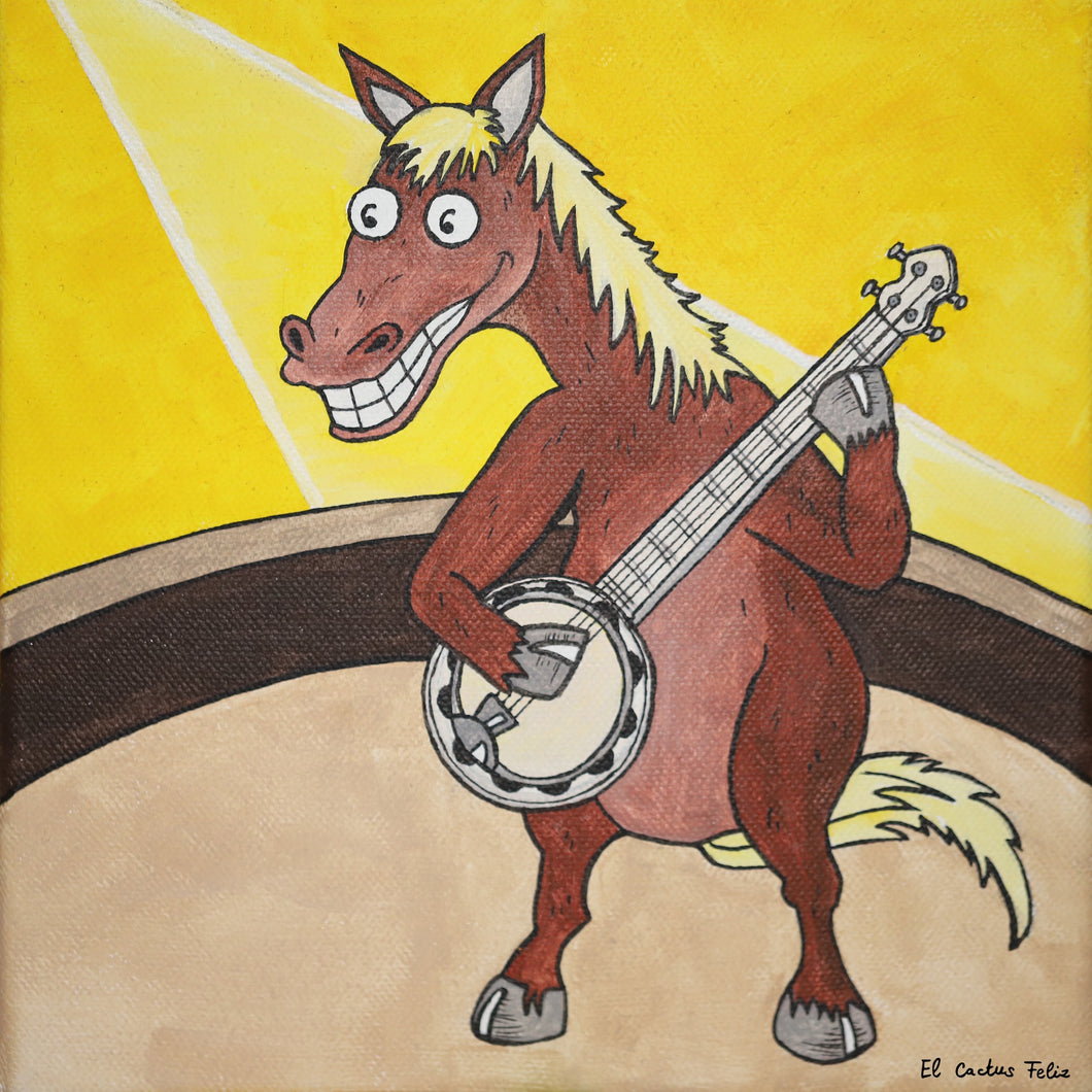 RICKY le cheval & son banjo