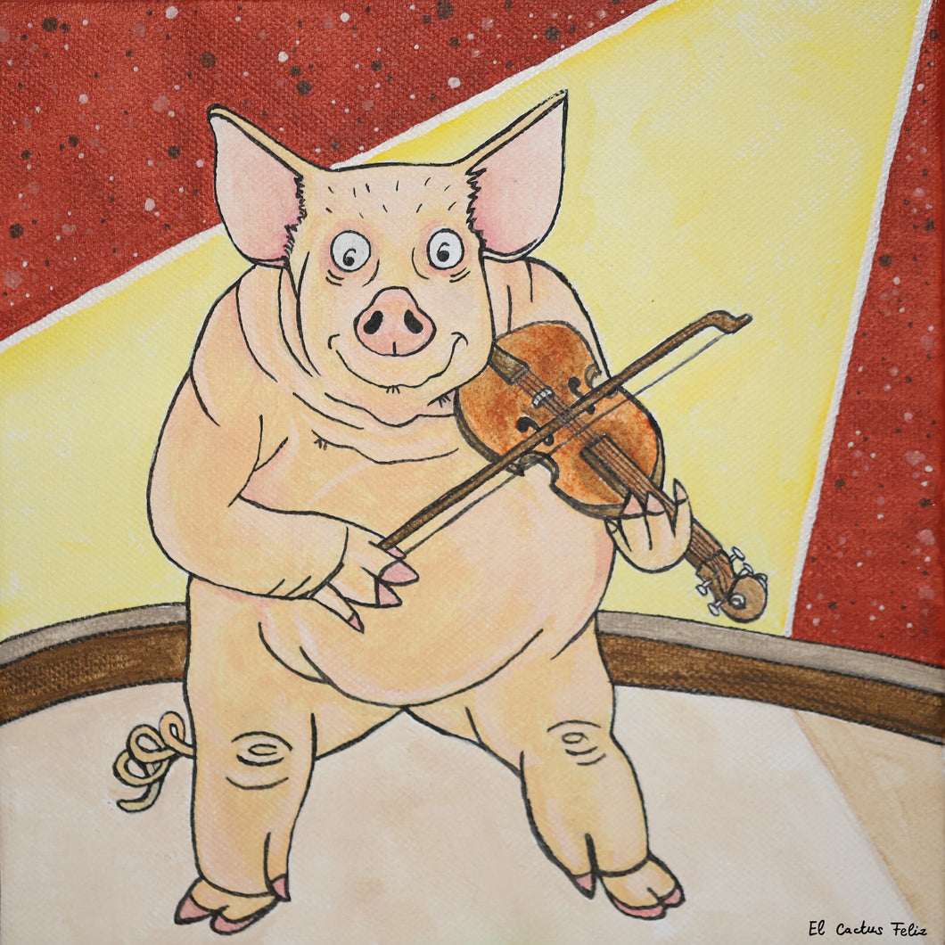 JUSTIN le cochon & son violon