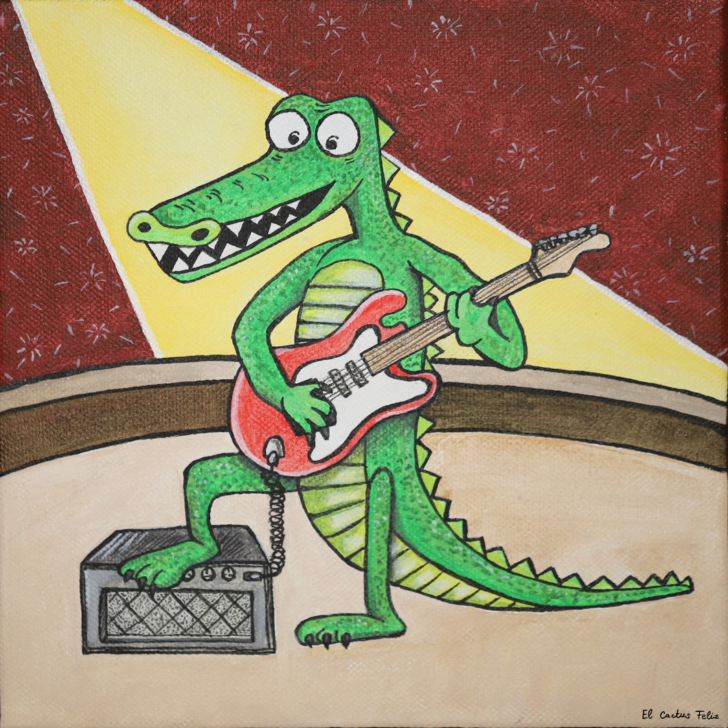 AL l'alligator & sa guitare électrique