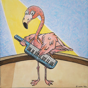 FLAMINGO le flamand rose & sa guitare clavier