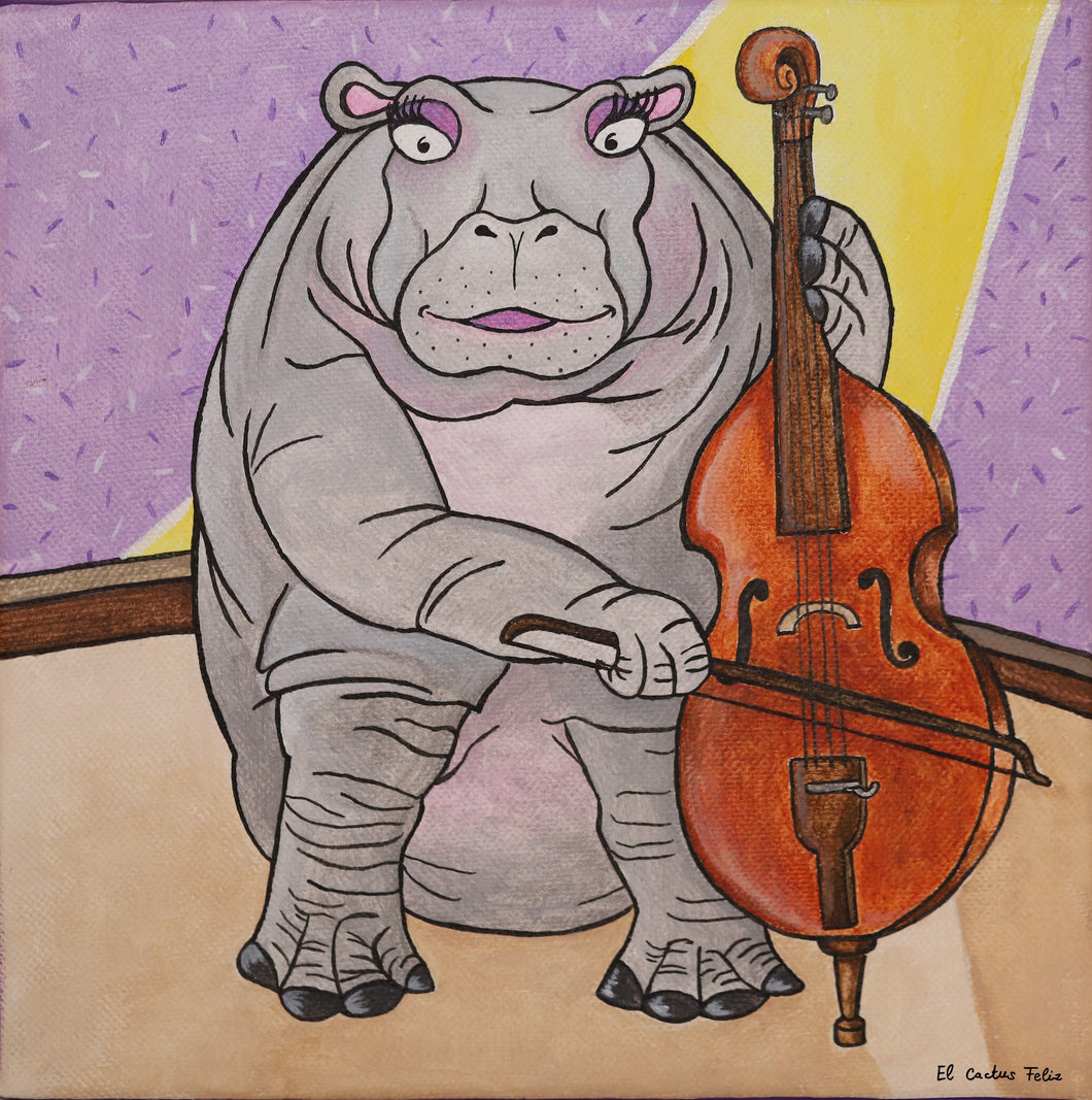 PIPA l'hippopotame & son violoncelle