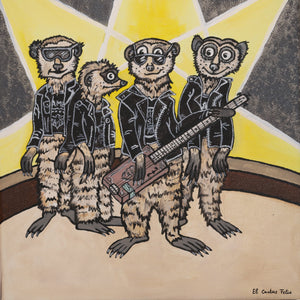 JOE, JACK, JIM & JOHN les suricates & leur Cigar Box Guitar